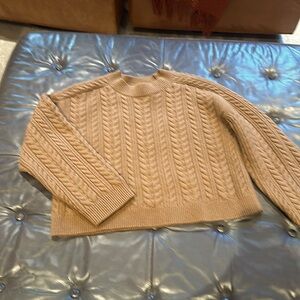 The group Babaton cable knit sweater